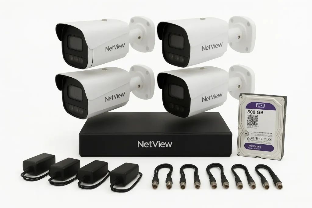 پکیج 4 عددی دوربین مداربسته