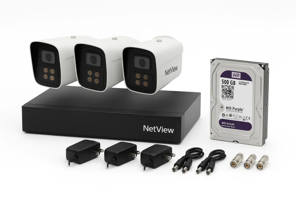 پکیج 3 عددی دوربین مداربسته