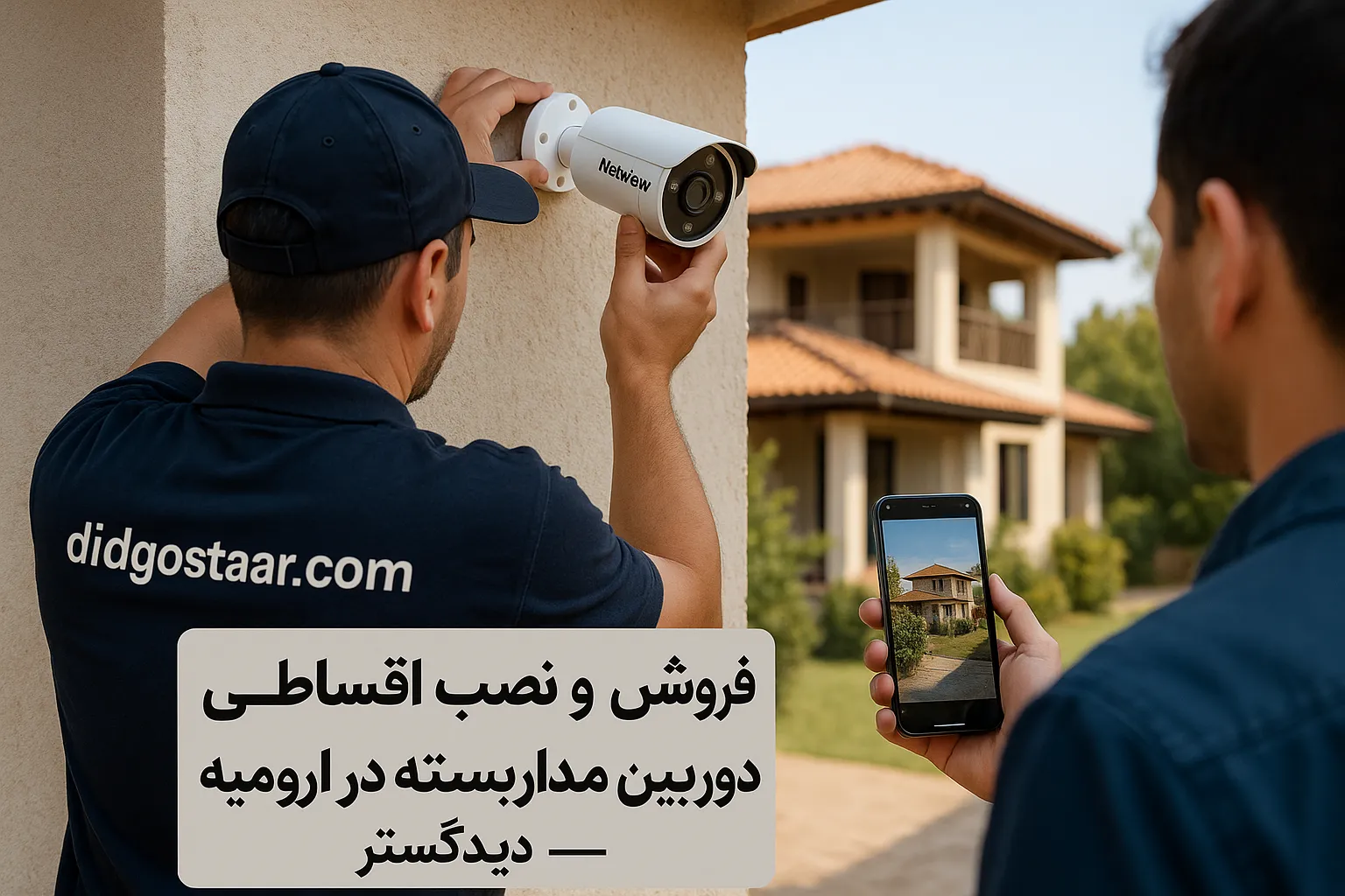 خرید و نصب دوربین مداربسته اقساطی در ارومیه