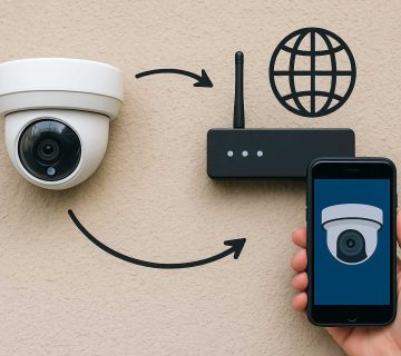 اتصال دوربین مداربسته به اینترنت