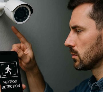 تنظیم هشدار حرکت در دوربین