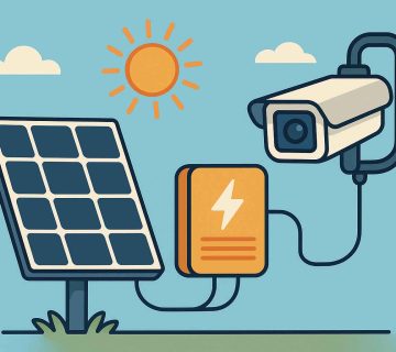 سیستم دوربین مداربسته خورشیدی