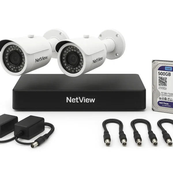 پکیج 2 عددی دوربین مداربسته5مگاپیکسل دیددرشب رنگی